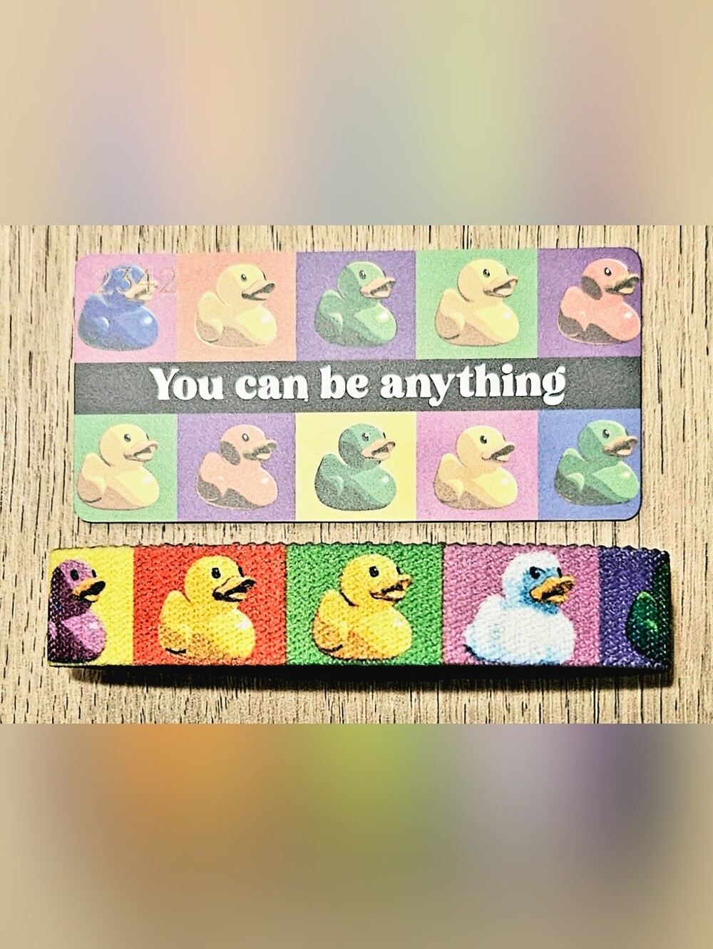 ZOX "YOU CAN BE ANYTHING" #2342 RUBBER DUCK SNOW YETI RARE Collectible Wristband